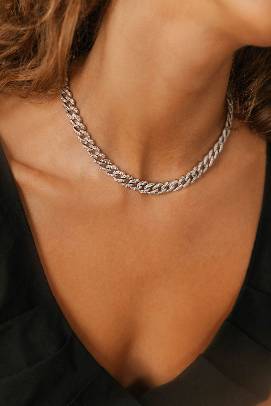 Sparkly Cubic Zirconia Necklace