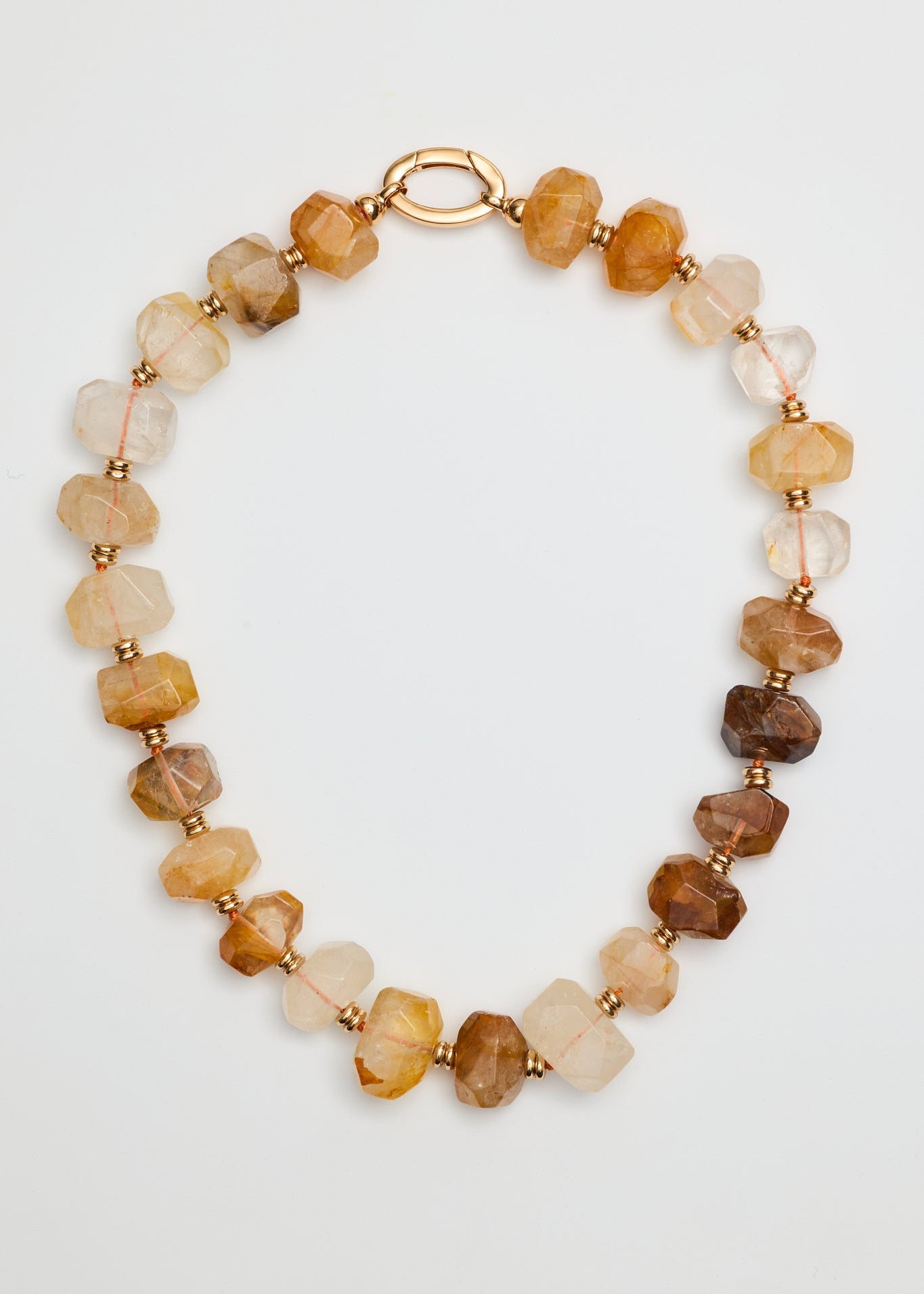 Quartz  Brown Necklace