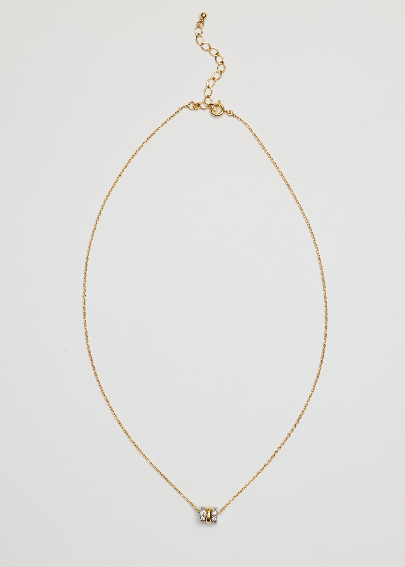 Dainty Duo Slider Necklace