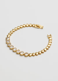 Heart & Sparkle Tennis Bracelet