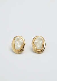 Organic Pearl Earrings