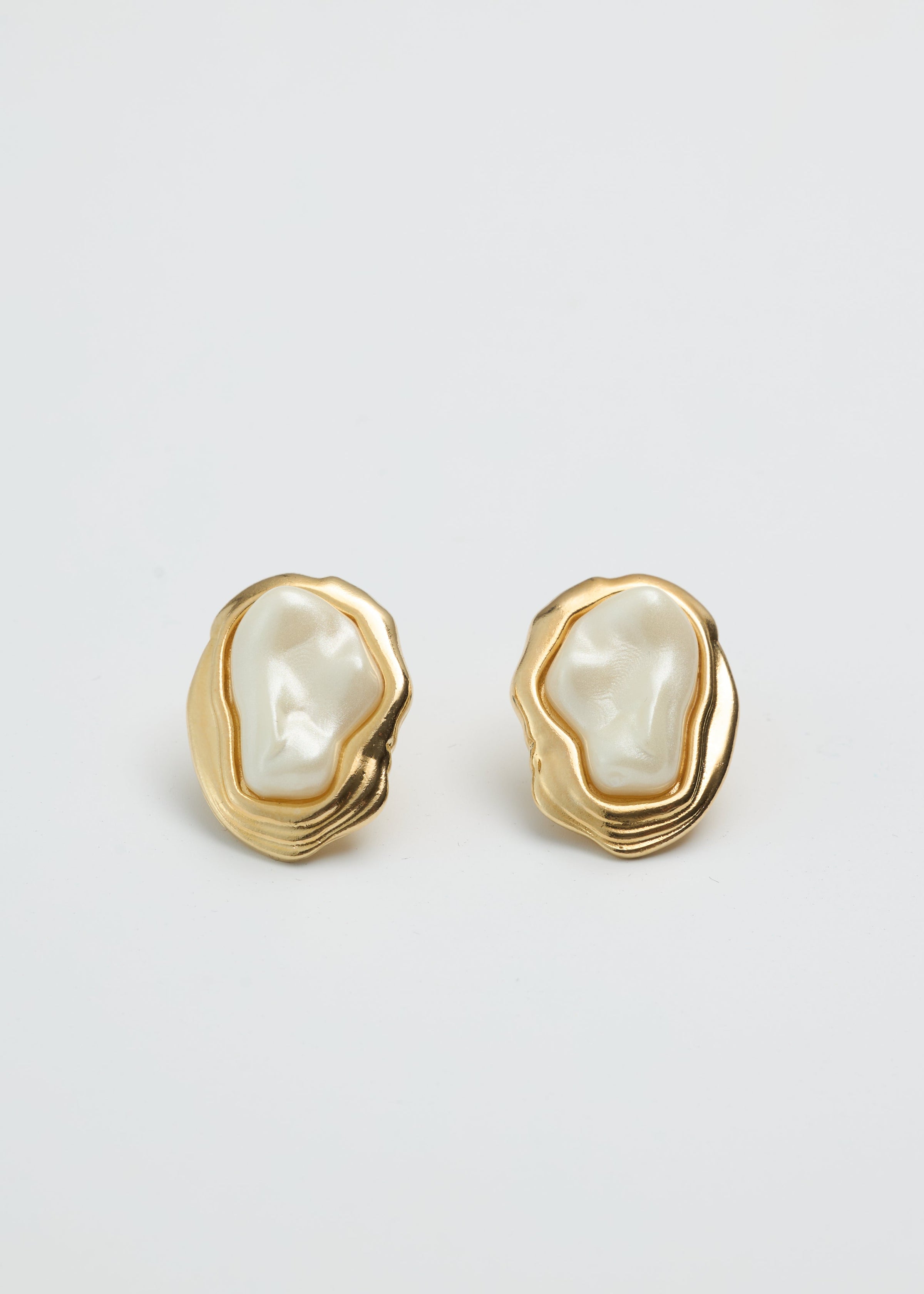 Organic Pearl Earrings