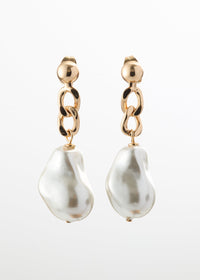 Baroque Pearl Drop Earrings