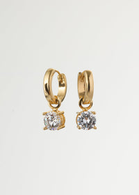 Solitaire Dangle Huggies