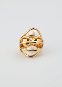 Intertwined Sphere Ring