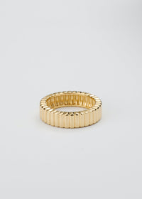 Ribbed Stacker Ring