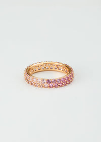 Luxury Rose Gold Eternity Ring