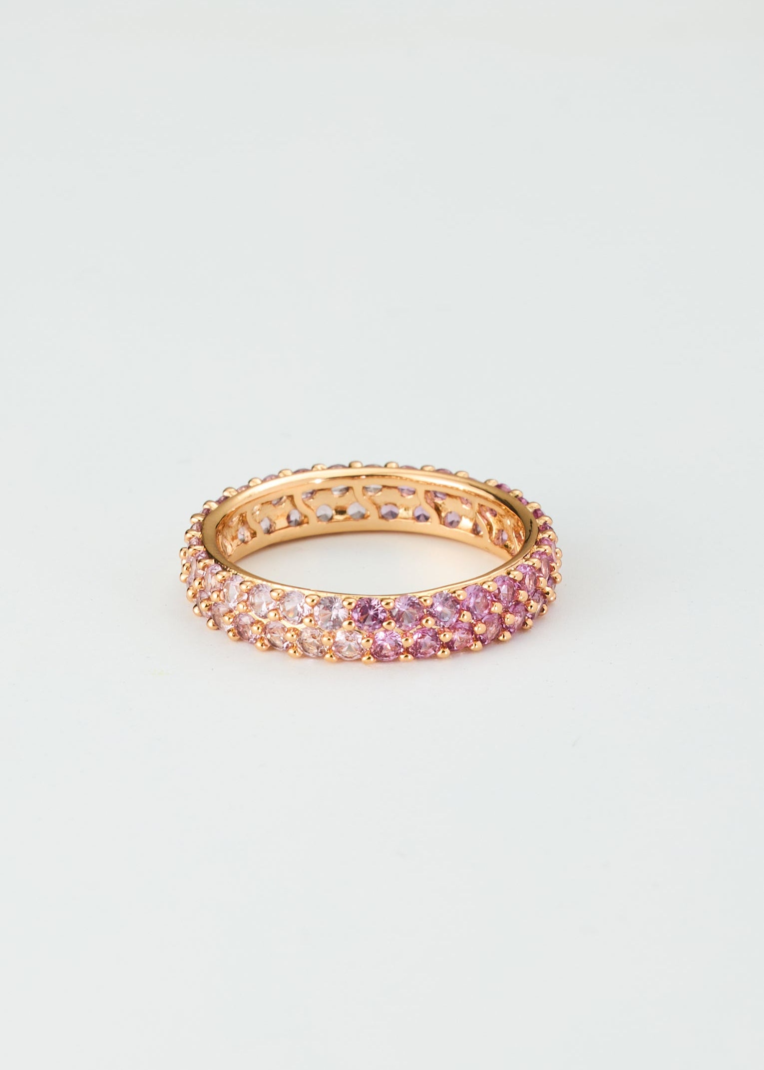 Luxury Rose Gold Eternity Ring