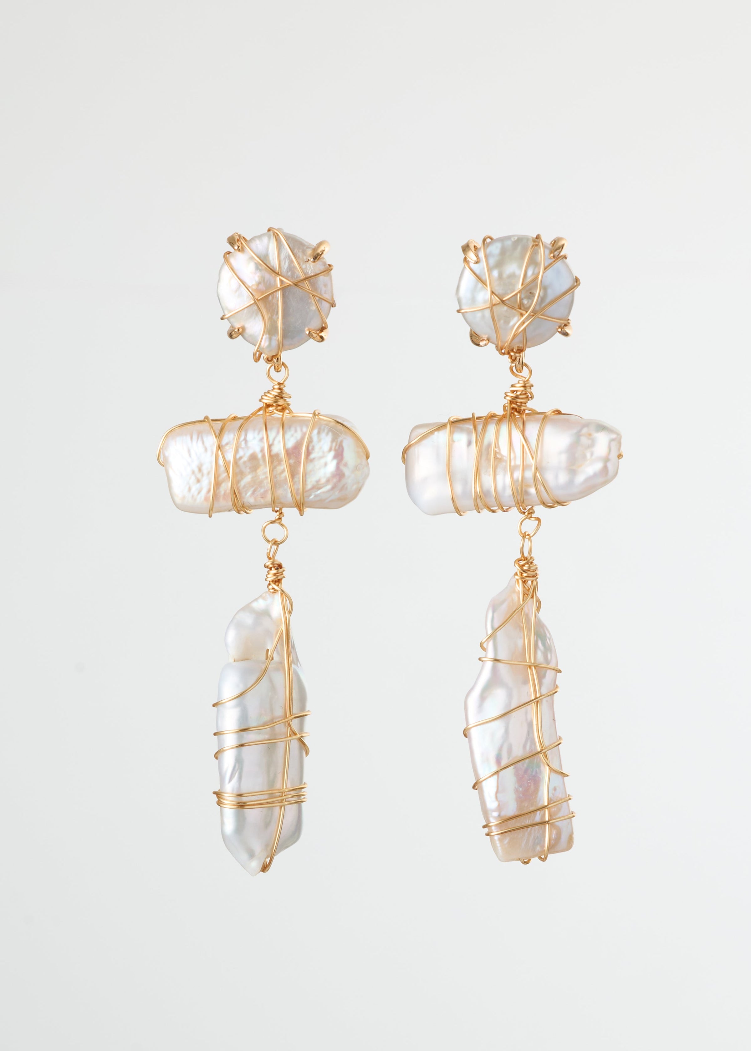 Siren Baroque Pearl Drop Earrings