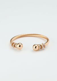 Rose Gold Twist Cuff