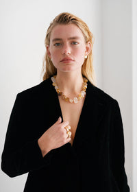 Quartz  Brown Necklace