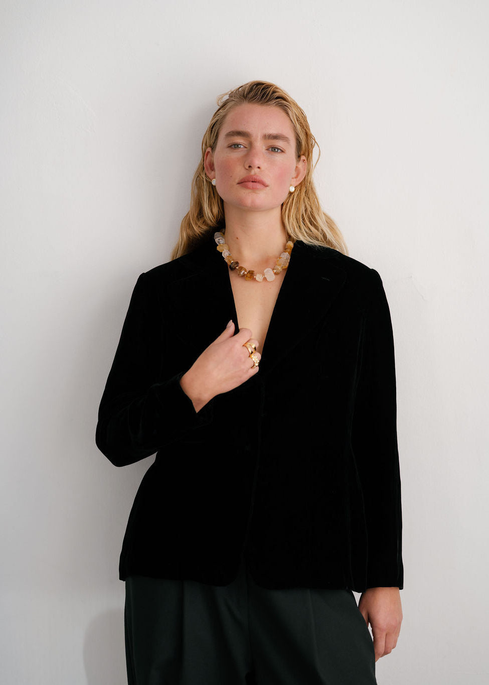 Quartz  Brown Necklace