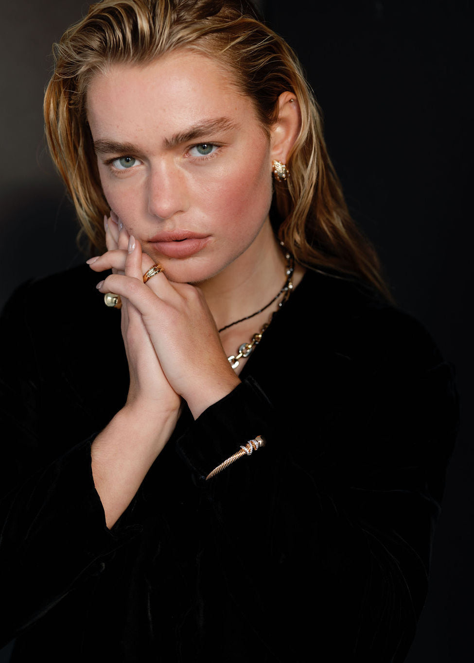 Pearl Textured Earrings