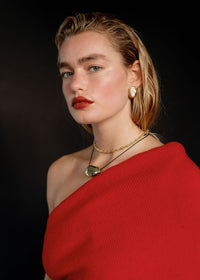 Modern Organic Pendant Necklace