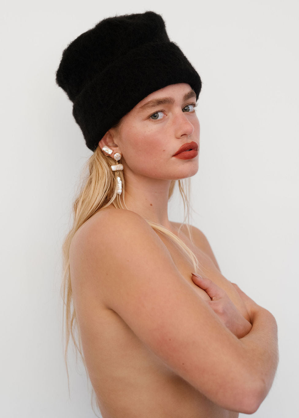 Siren Baroque Pearl Drop Earrings