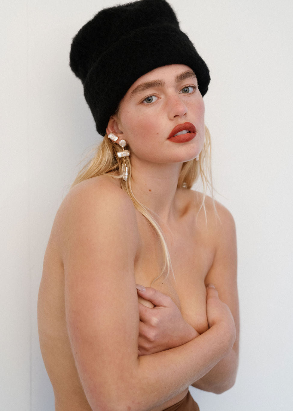 Siren Baroque Pearl Drop Earrings