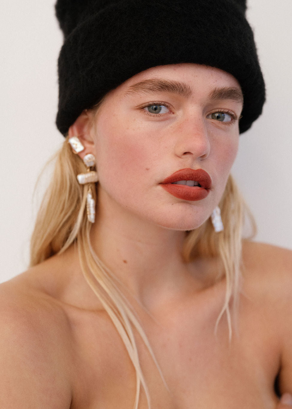 Siren Baroque Pearl Drop Earrings