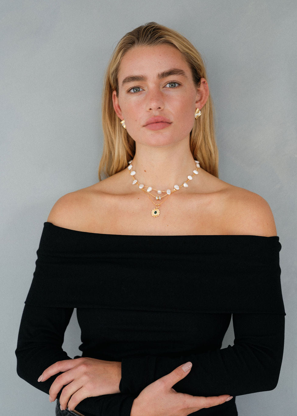 Dainty Duo Slider Necklace