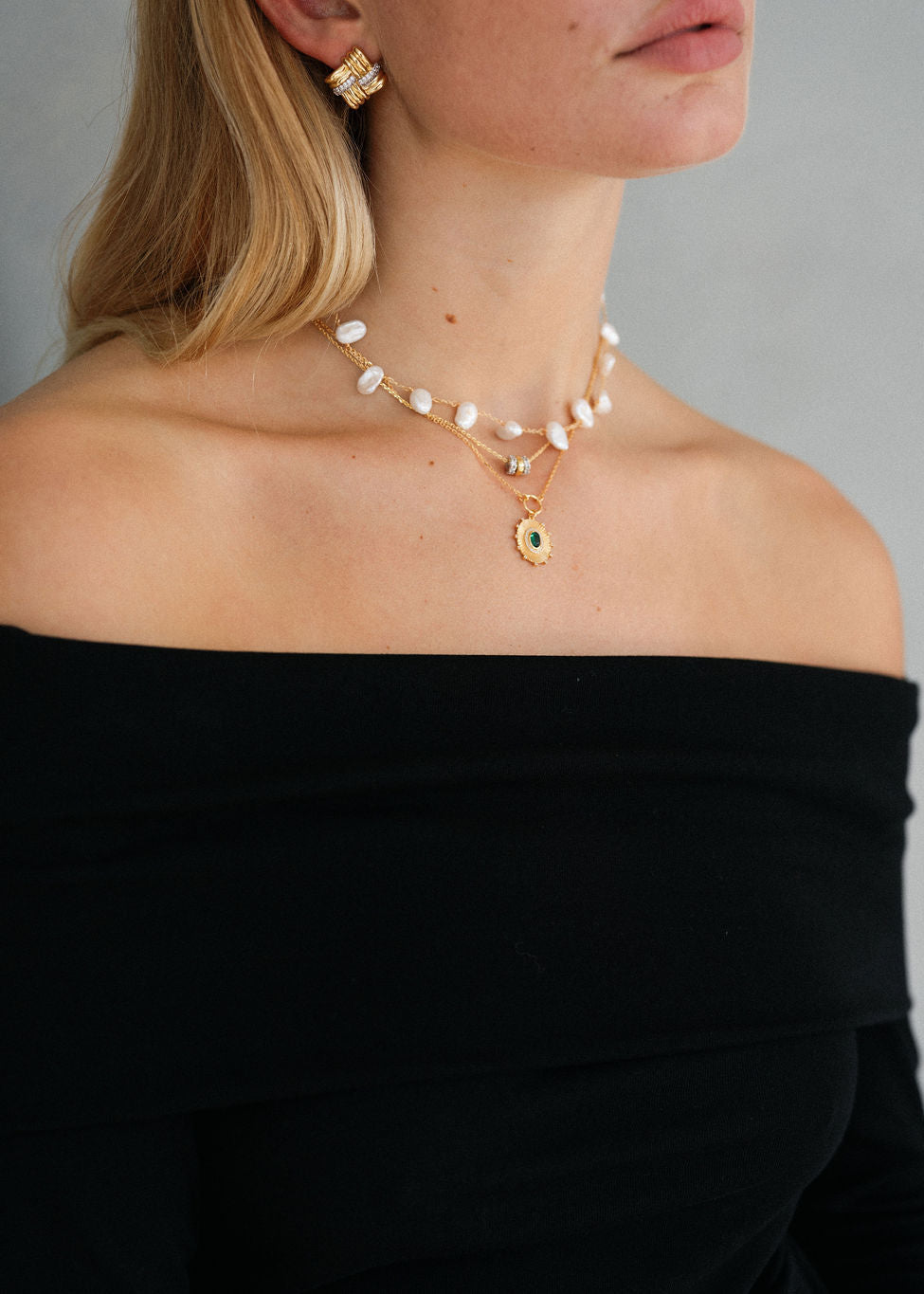 Dainty Duo Slider Necklace