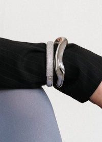 Luxe Pavé Hinged Bangle