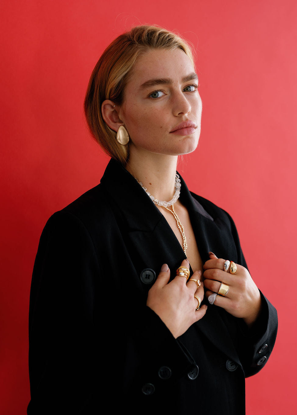 Intertwined Sphere Ring