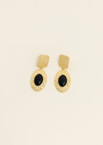 Noir Textured Earrings