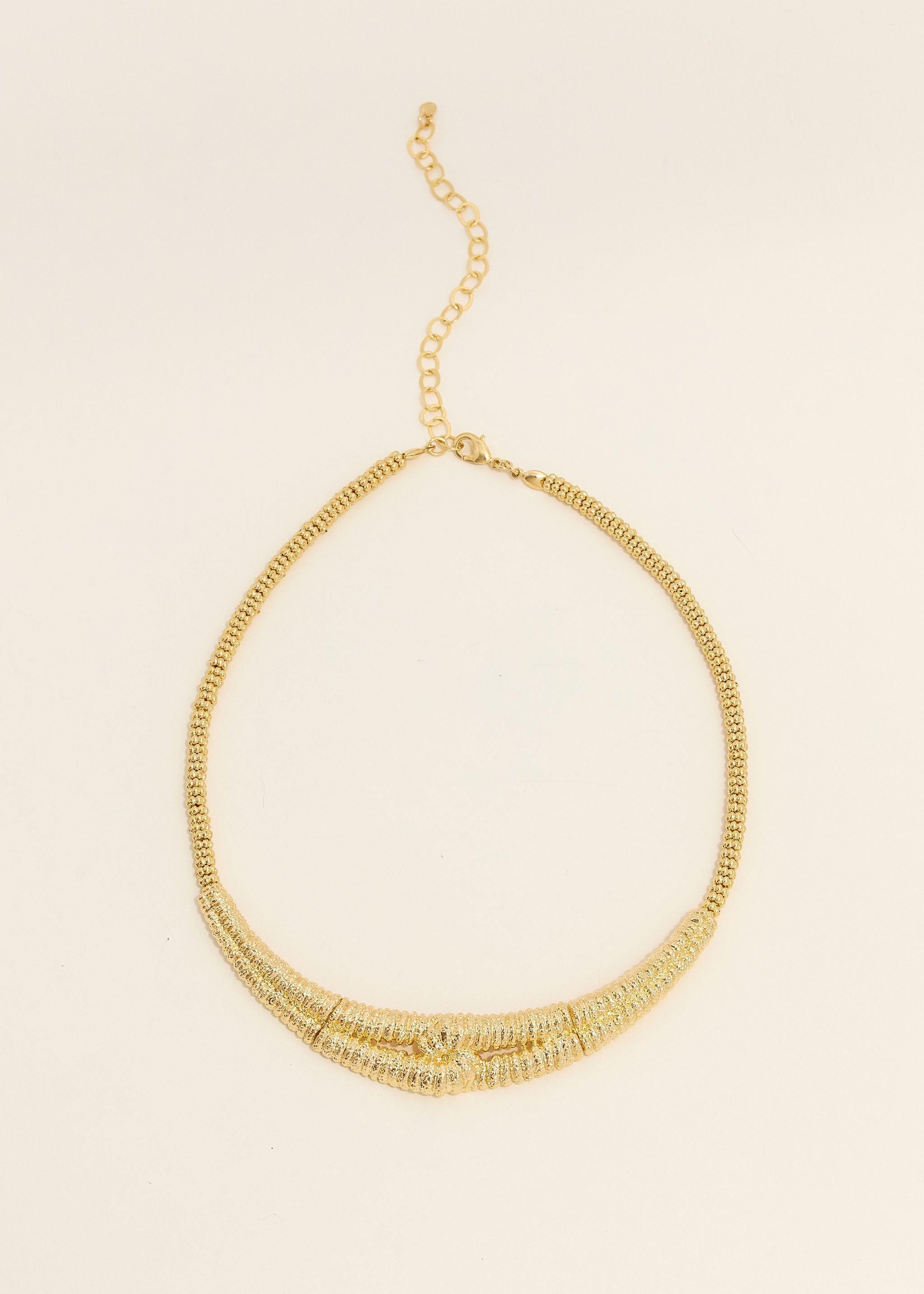 Textured Statement Necklace