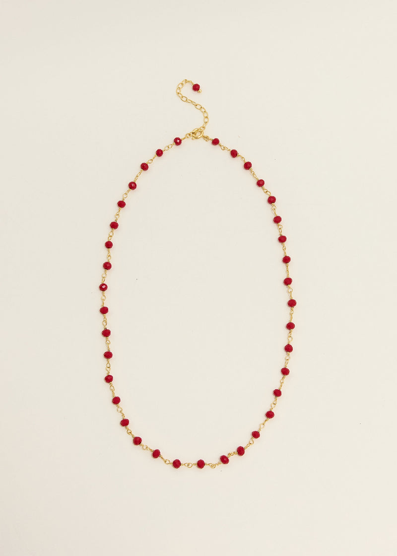 Harlow Red Necklace