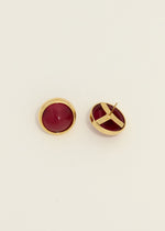 Ruby Stud Earrings