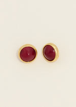 Ruby Stud Earrings