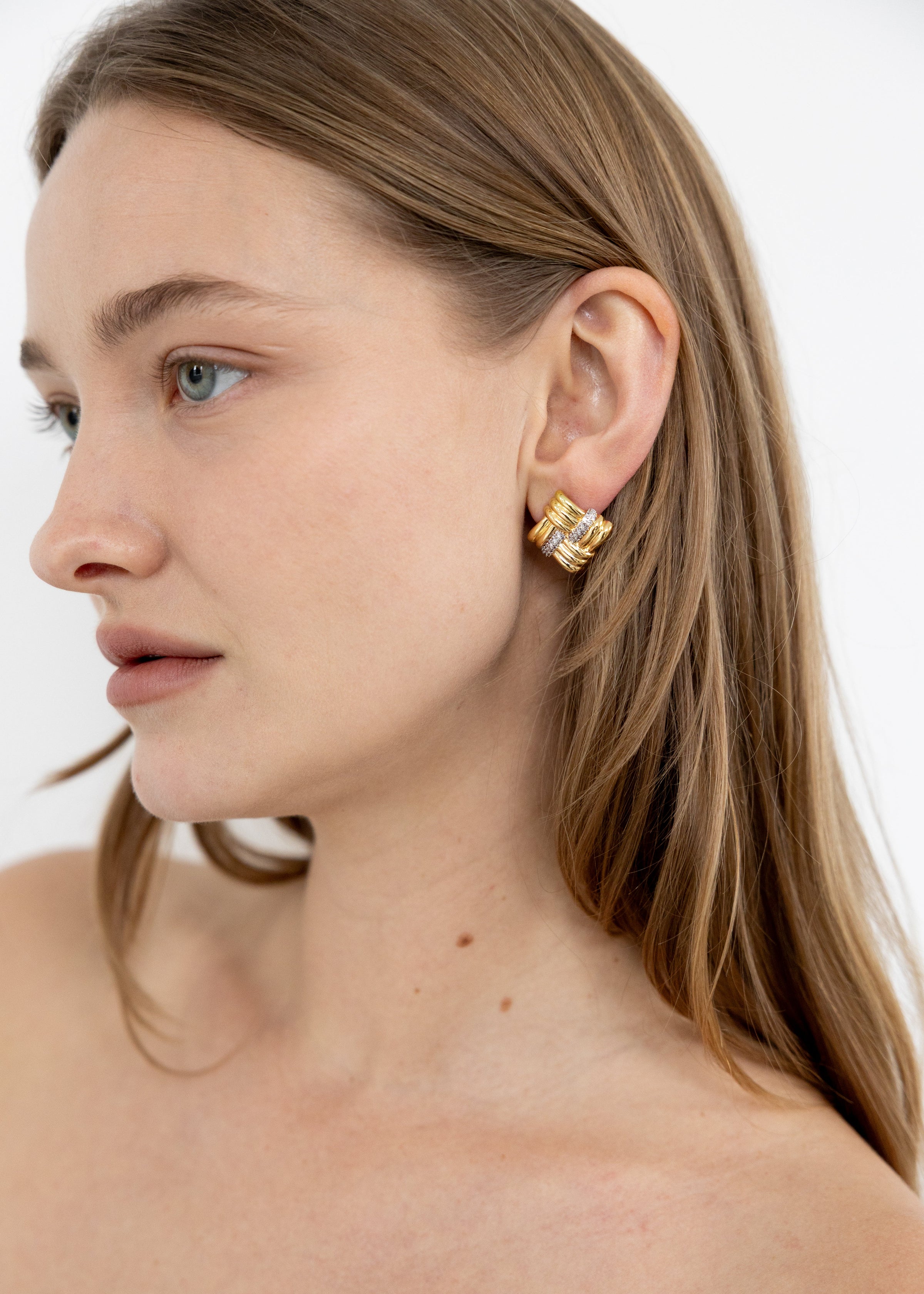 Woven Design Earrings