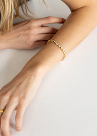 Heart & Sparkle Tennis Bracelet