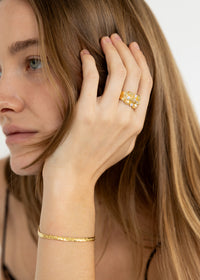 Textured Golden Ring