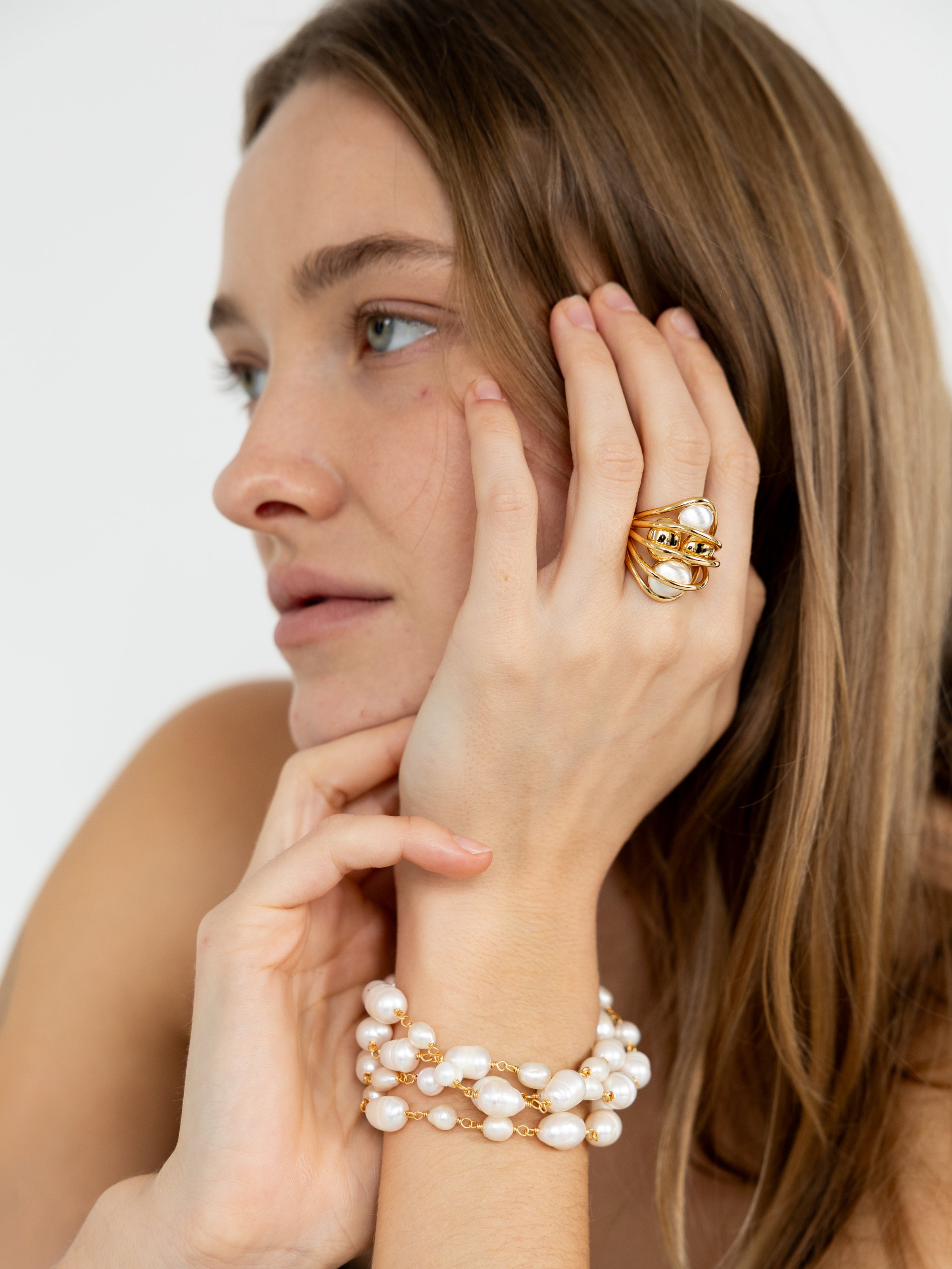 Organic Pearl Bracelet