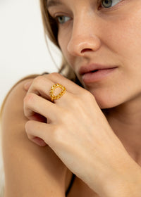 Amber Glow Ring