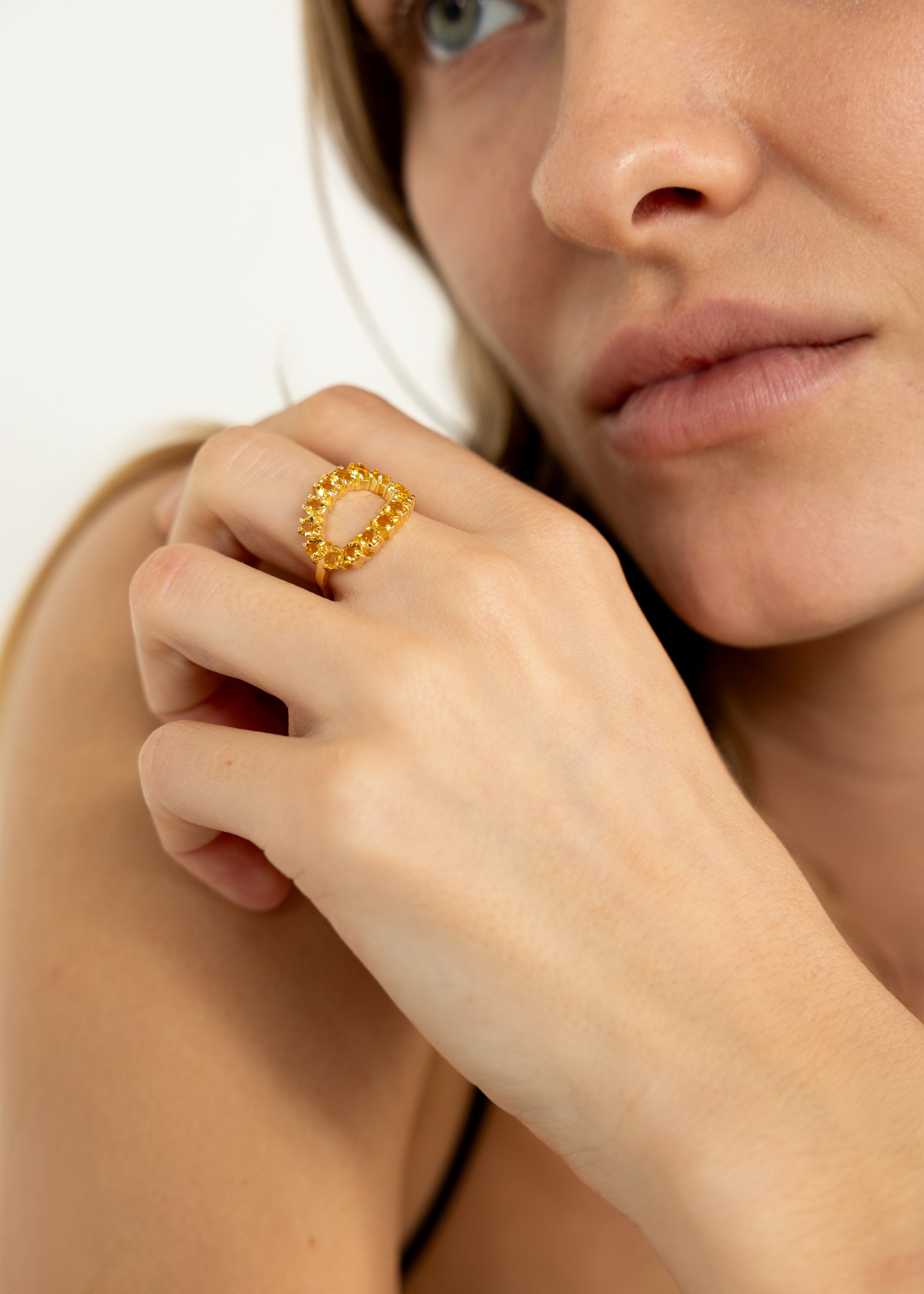 Amber Glow Ring