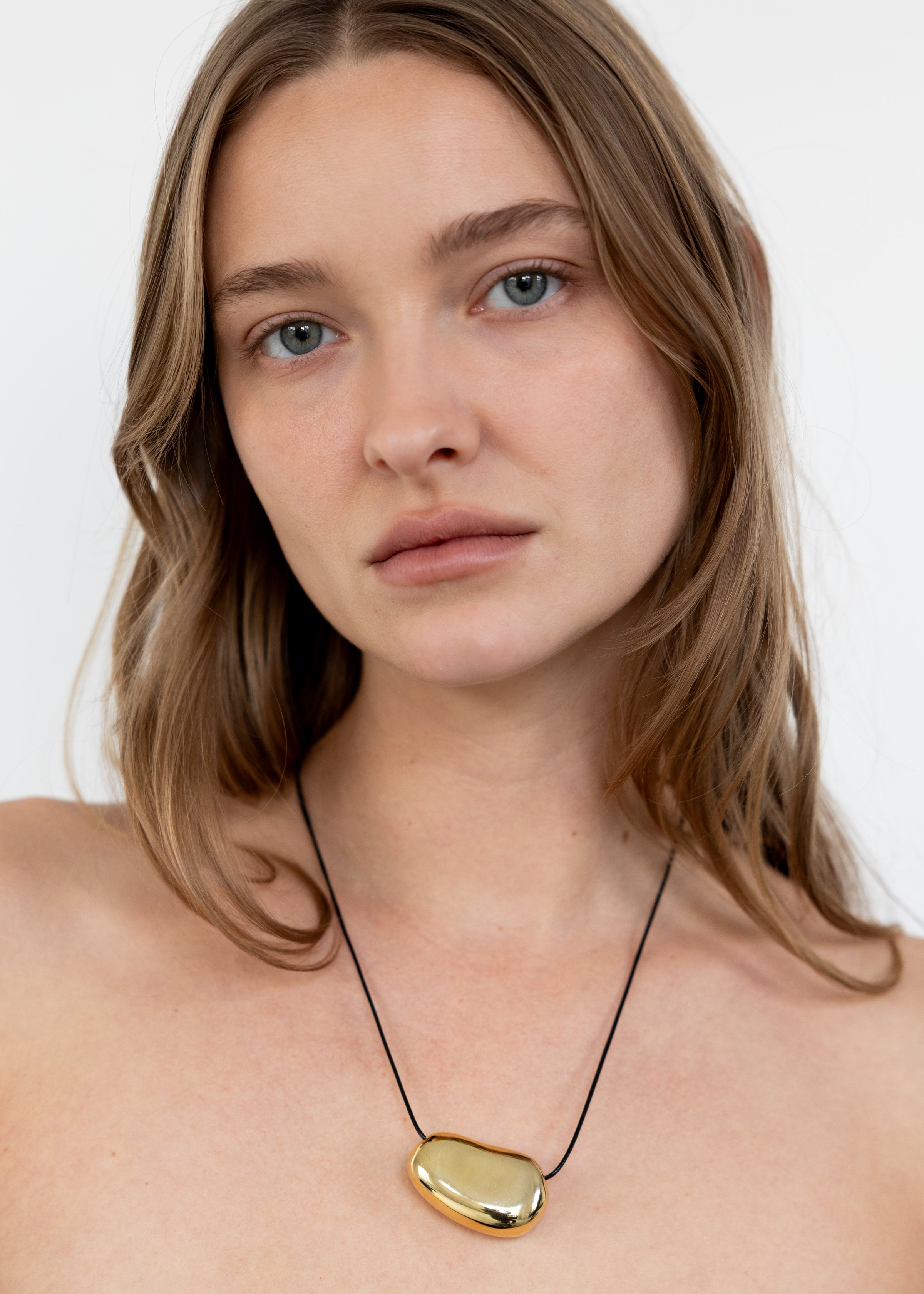 Modern Organic Pendant Necklace