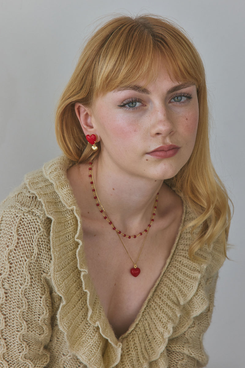 Harlow Red Necklace