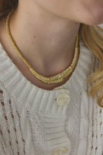 Textured Statement Necklace