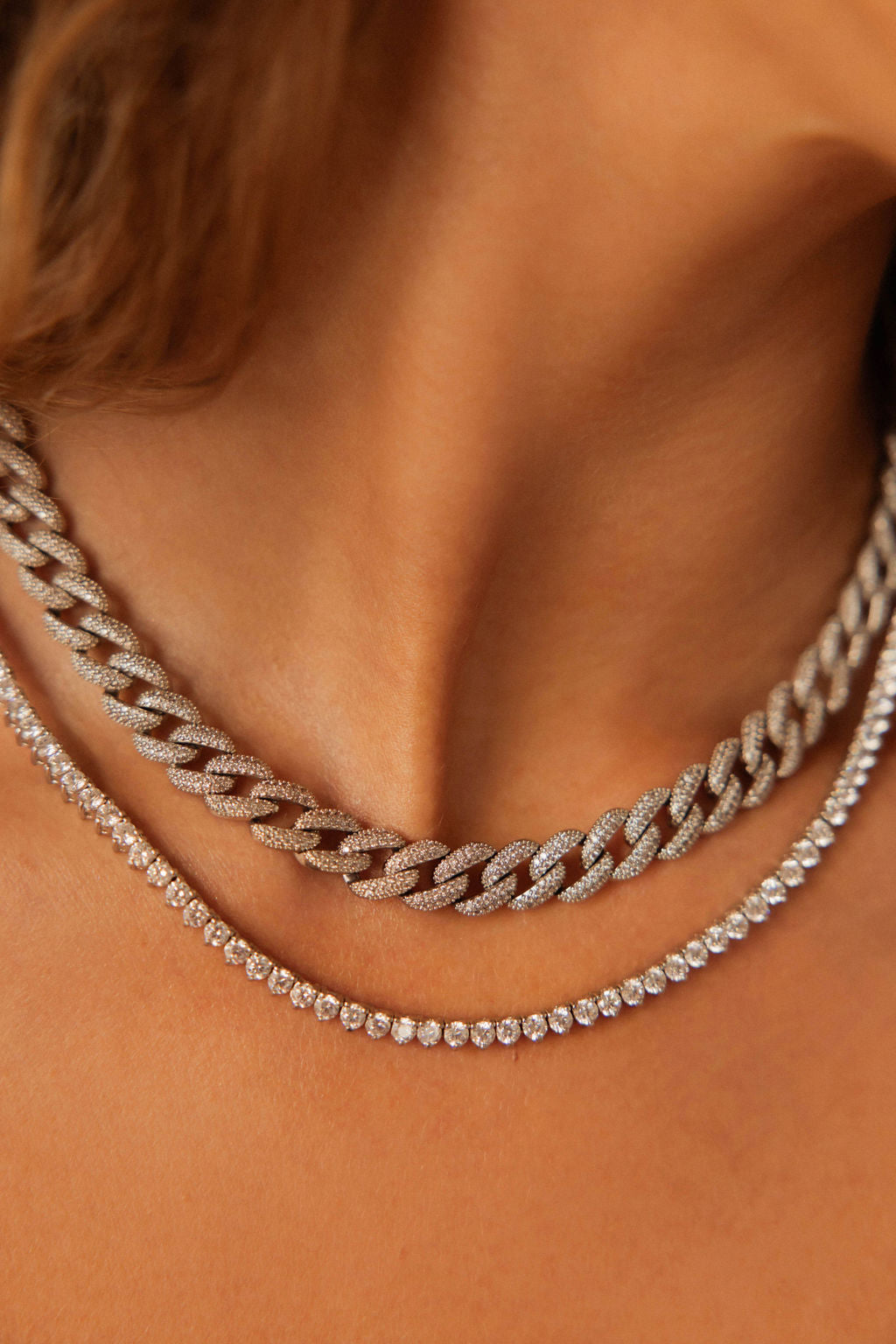 Sparkly Cubic Zirconia Necklace