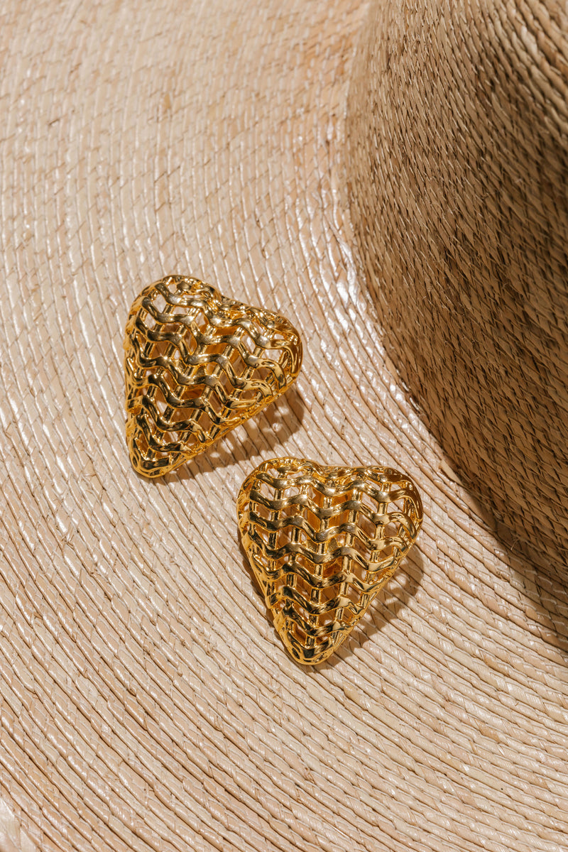 Adeline Heart Earrings