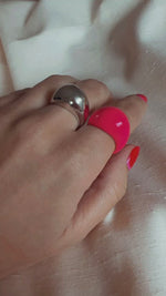 Pink Dome Ring